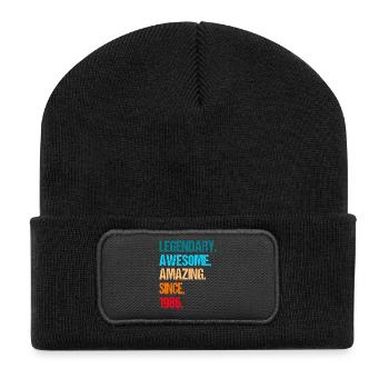 40e anniversaire 1986 - Beanie recyclé à patch - noir - Devant