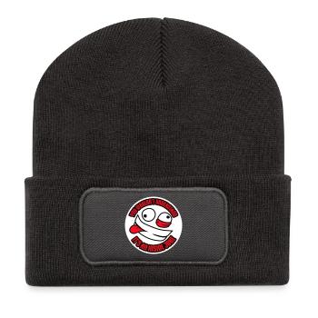 You Wouldn't Understand It's An Inside Joke Spruch - Recycelte Patch Beanie - Dunkelgrau - Vorne