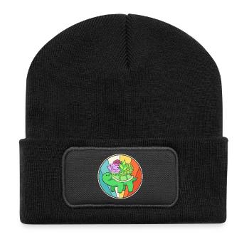 Cactus Plant Cacti - Recycled Patch Beanie - black - Front