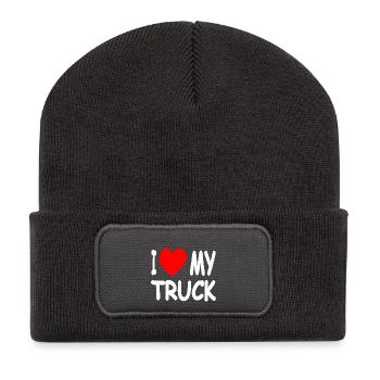 Truck - Recycelte Patch Beanie - Dunkelgrau - Vorne