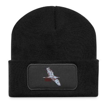 I LOVE TO LEAVE - Recycled Patch Beanie - black - Front