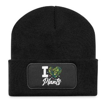 Garden & Plant Lovers Gifts - Recycled Patch Beanie - black - Front