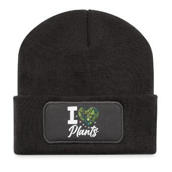 Garden & Plant Lovers Gifts - Recycled Patch Beanie - dark grey - Front