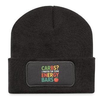 Professional Nutritionist Energy & Carb Specialist - Recycled Patch Beanie - dark grey - Front