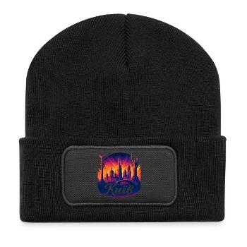Kyiv Capitale Kyiv Ukraine - Beanie recyclé à patch - noir - Devant
