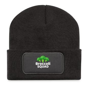 Diététicien Expert Nutrimentaire Agréé - Beanie recyclé à patch - charbon - Devant