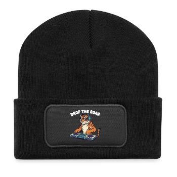 DJ Tiger : Drop the Roar - Beanie recyclé à patch - noir - Devant