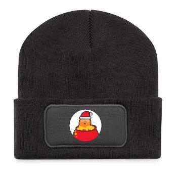 Ginger_cs2-Abzeichen mit Weihnachtsmotiv! - Recycelte Patch Beanie - Dunkelgrau - Vorne
