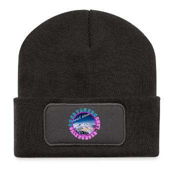 Obertauern Zurück Daheim (Dahoam) - Recycelte Patch Beanie - Dunkelgrau - Vorne
