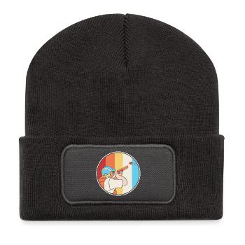 Clay pigeons - Recycled Patch Beanie - dark grey - Front