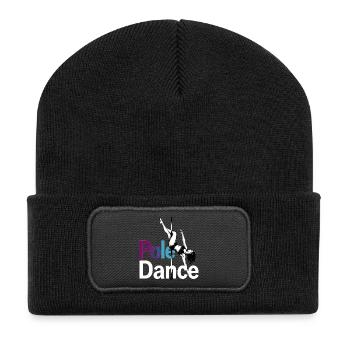 Danse au poteau Danse Danseur Acrobatique Graphique - Beanie recyclé à patch - noir - Devant