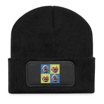 Karl Marx & Communisme & Communiste - Beanie recyclé à patch - noir - Devant