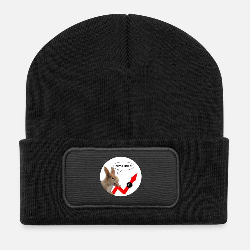 Achat et Conservation de Chemises Financières - Beanie recyclé à patch - noir