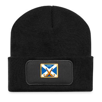 Scotland Hockey - Recycled Patch Beanie - black - Front