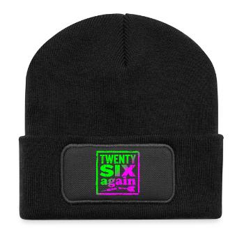 Maillot ou coupe de fléchettes 26 points manqué - Beanie recyclé à patch - noir - Devant