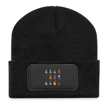 Zertifizierter L0ver Boy von dr4ke - Recycelte Patch Beanie - Schwarz - Vorne