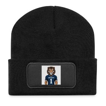 Imprimé du maillot mascotte du Tigre - Beanie recyclé à patch - noir - Devant