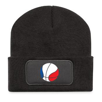 Basket Ball / Basketball / Basktet-Ball / Sport - Beanie recyclé à patch - charbon - Devant