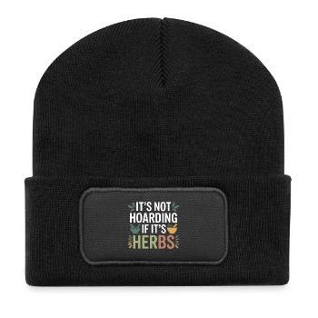 Zertifizierter klinischer Botanischer Spezialist - Recycelte Patch Beanie - Schwarz - Vorne