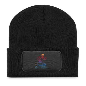 Allez la France Football Hahn - Beanie recyclé à patch - noir - Devant