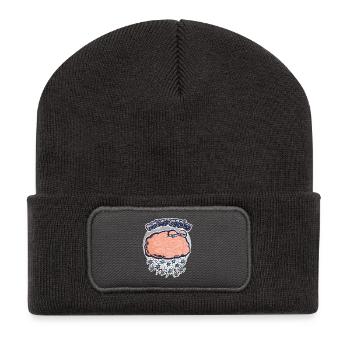 Cerveau pluvieux - Beanie recyclé à patch - charbon - Devant