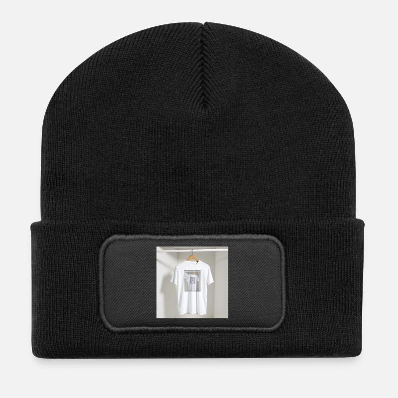 Framed Reflection Tee - Recycled Patch Beanie - black
