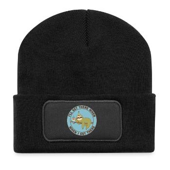 Sloth Monday Fuel Décontracté - Beanie recyclé à patch - noir - Devant