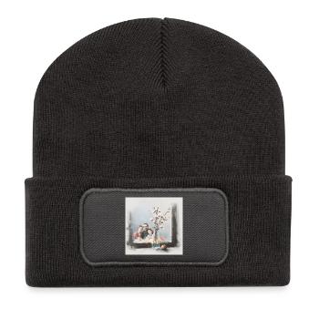 Family breakfast - Recycled Patch Beanie - dark grey - Front