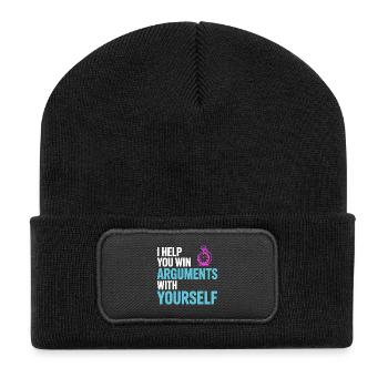 Zertifizierter Spezialist für klinische interne Ausrichtung - Recycelte Patch Beanie - Schwarz - Vorne