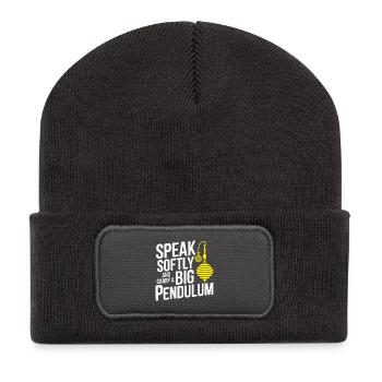 Hypnotist Speak Softly Carry Big Pendulum  - Recycled Patch Beanie - dark grey - Front