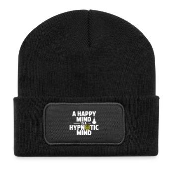 Spécialiste certifié en bien-être cognitif clinique - Beanie recyclé à patch - noir - Devant