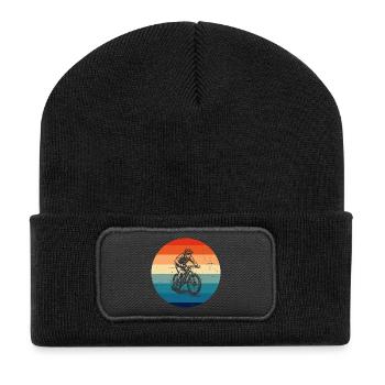 Motif nouveau du VTT pour le VTT - Beanie recyclé à patch - noir - Devant