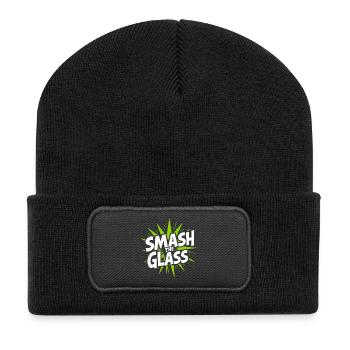 Action de puissance du Padel Tennis Brisé le Verre - Beanie recyclé à patch - noir - Devant
