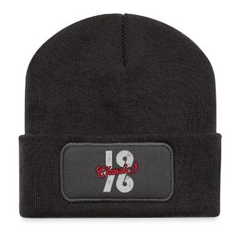 Classic 1976 - Recycled Patch Beanie - dark grey - Front