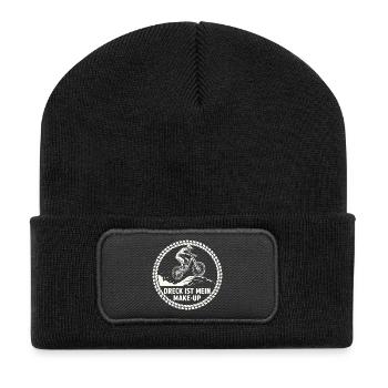 Vélo de route Vélo Vélo Sport Vélo VTT - Beanie recyclé à patch - noir - Devant