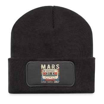 Geburtstag 1967 März 1967 geboren im März 1967 - Recycelte Patch Beanie - Dunkelgrau - Vorne