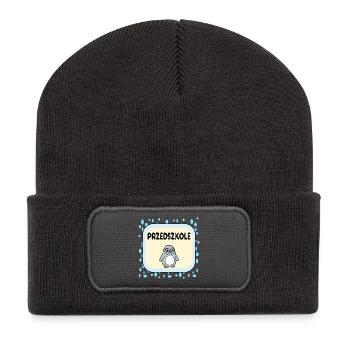 Penguin Kindergarten - Recycled Patch Beanie - dark grey - Front
