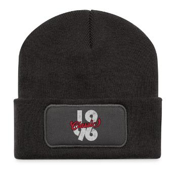 Classique 1996 - Beanie recyclé à patch - charbon - Devant
