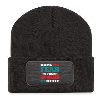 N’ayez crainte, la Bio-Bauer est là Tenue - Beanie recyclé à patch - charbon - Devant