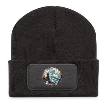 Experience Alpine Engelberg in Switzerland - Recycled Patch Beanie - dark grey - Front