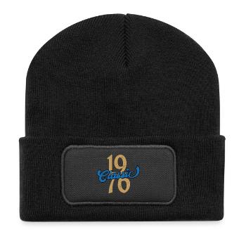 Millésime 1976 - Beanie recyclé à patch - noir - Devant