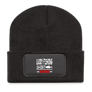 Angling - Recycled Patch Beanie - dark grey - Front