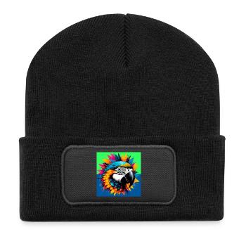 parrot - Recycled Patch Beanie - black - Front
