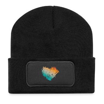 Heart - Recycled Patch Beanie - black - Front