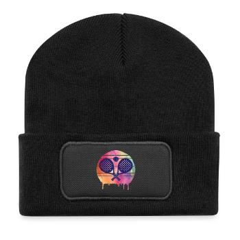 Padel Sport - Recycled Patch Beanie - black - Front