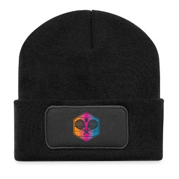 Padel Sport Vintage - Recycled Patch Beanie - black - Front