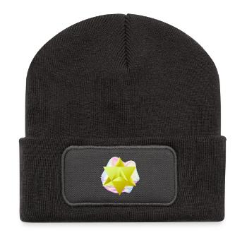 Surreal Merkaba Star - Recycled Patch Beanie - dark grey - Front