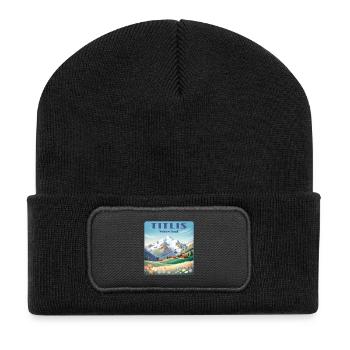 Titlis - Recycled Patch Beanie - black - Front