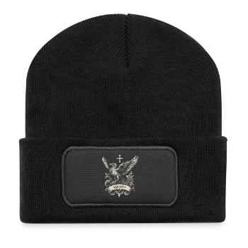 Liberty Eagle Emblem Vintage - Recycled Patch Beanie - black - Front