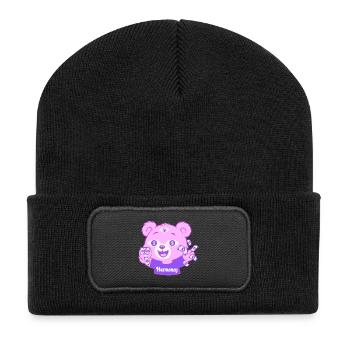 Harmoney Teddy - Recycled Patch Beanie - black - Front